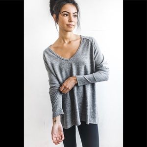 Joah Brown “For Keeps V Neck” Long Sleeve